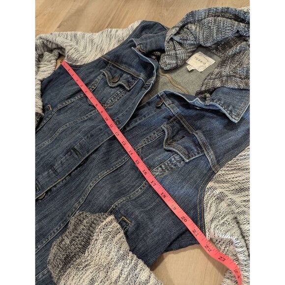 Sz 2X Torrid Jean Jacket Hoodie - Picture 12 of 15